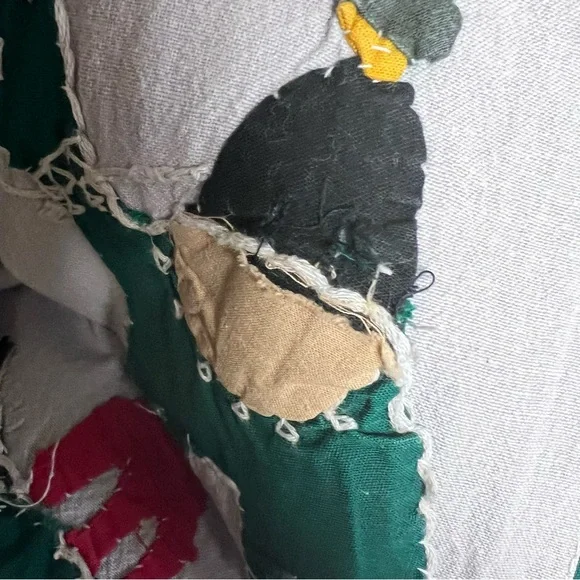 Passports Of Pier 1 Imports Vintage Chambray Button Up Animal Appliqués Size S - Picture 12 of 15